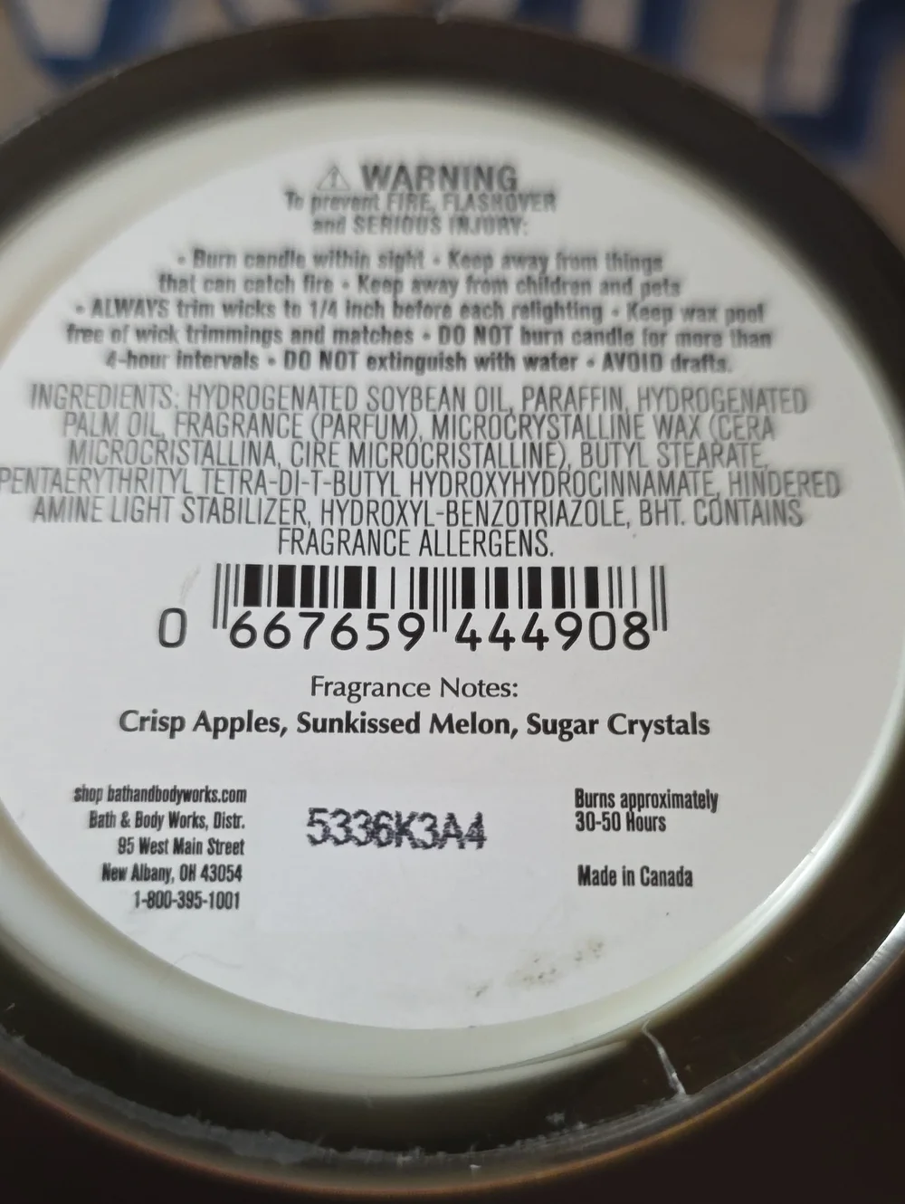 Pink Apple Punch Scented 1 Wick Candle